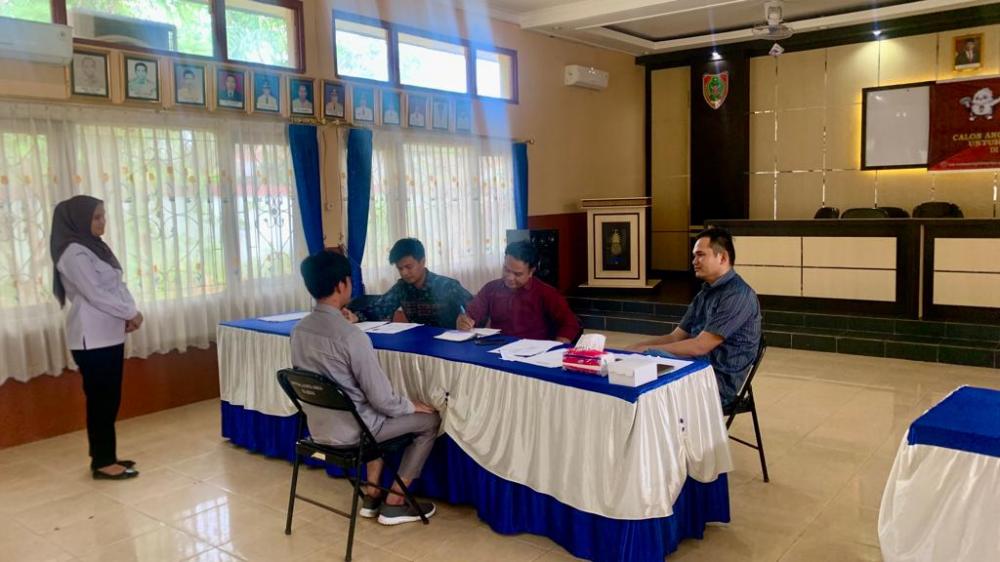 Pastikan Tes Wawancara PPS Berintegritas, Bawaslu Kotim dan Panwaslu Kecamatan Lakukan Pengawasan Langsung