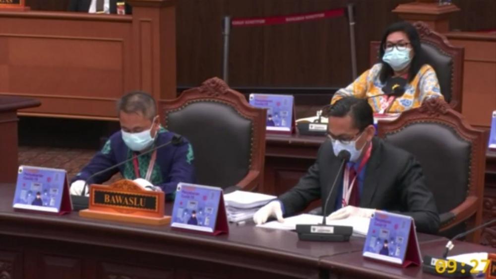 Bawaslu Kotim memberikan keterangan tertulis di Mahkamah Konstitusi