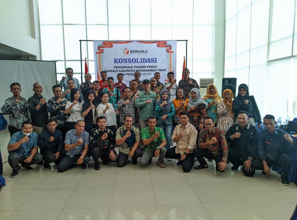 Kuatkan Literasi Netralitas ASN, Bawaslu Kotim Gelar Konsolidasi Pengawasan Tahapan Pemilu 2024 dengan Panwaslu Kecamatan se-Kabupaten Kotawaringin Timur