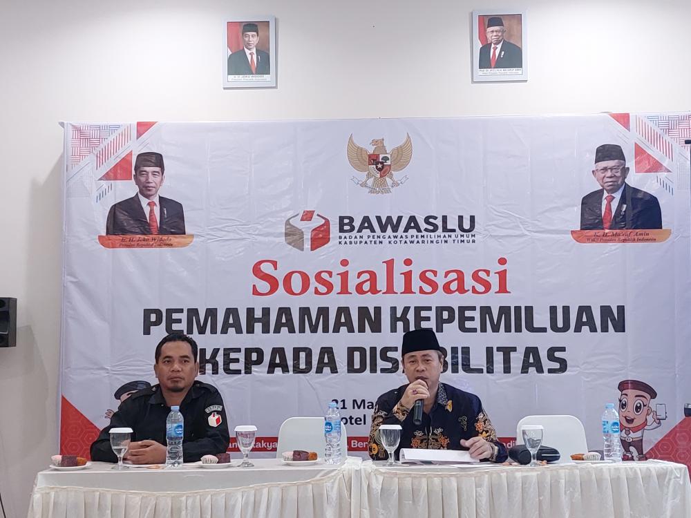Pentingnya Pemilu yang Inklusif bagi Penyandang Disabilitas, Bawaslu Kotim Adakan Sosialisasi