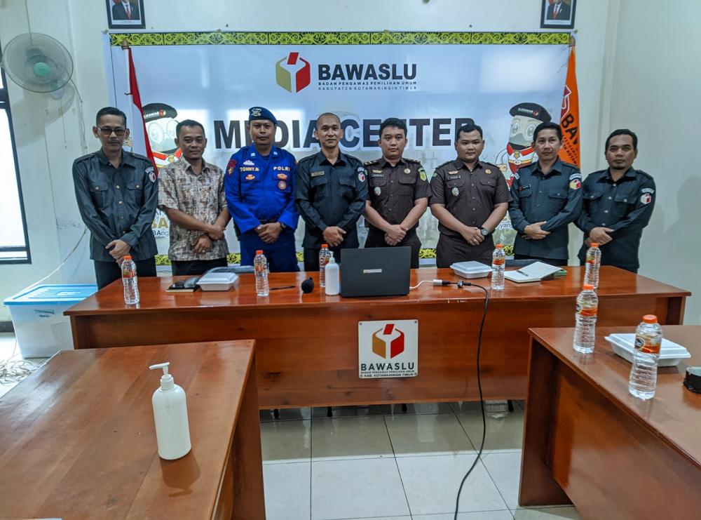 Sentra Gakkumdu Kabupaten Kotawaringin Timur Gelar Rapat Koordinasi Bahas Pemahaman Hukum Tahapan Pencalonan DPD Pemilu 2023