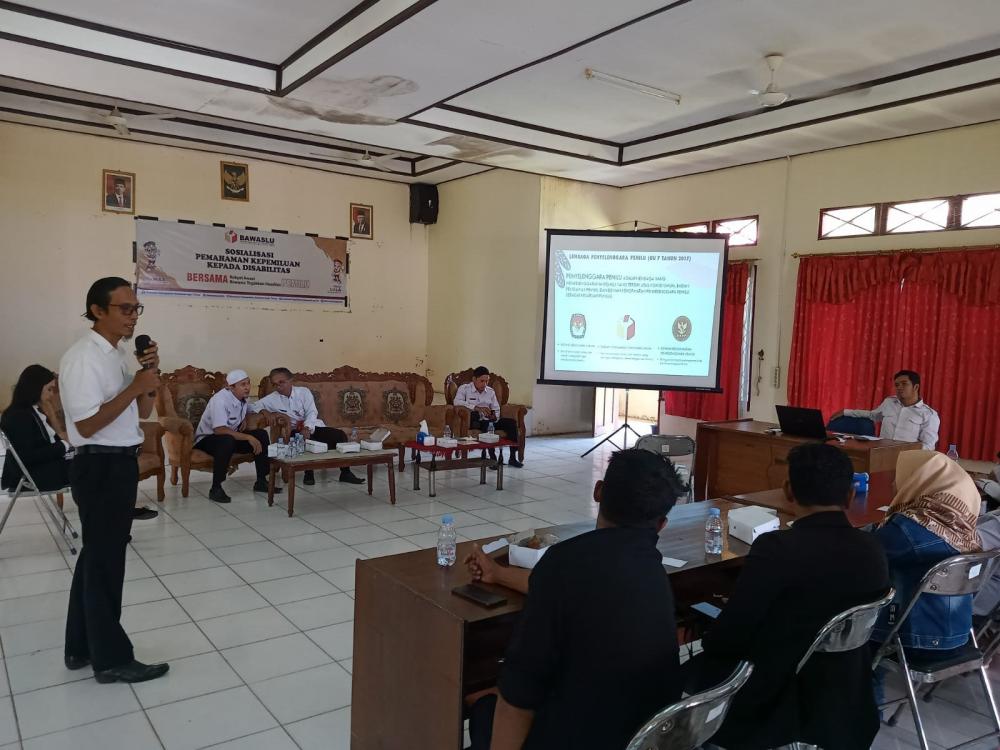 Tohari Sebut: Penyandang Disabilitas Mempunyai Hak Politik Yang Sama