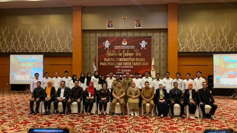 Bawaslu Kotim Hadiri Pelantikan PPS se-Kabupaten Kotawaringin Timur