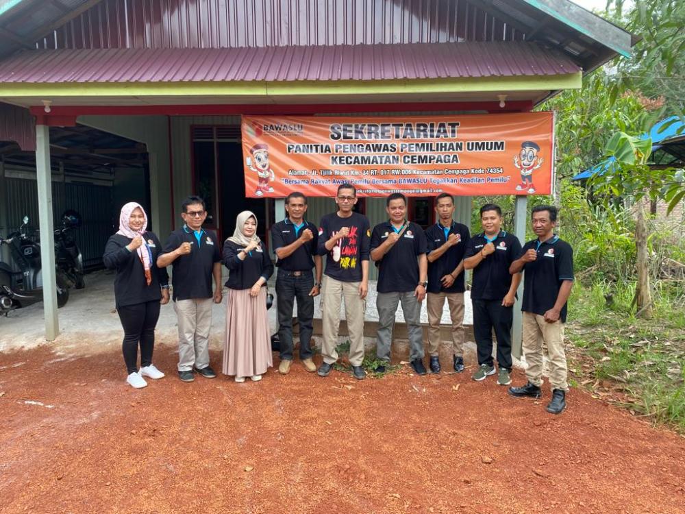 Penguatan Kelembagaan Secara Hierarki, Bawaslu Kotim Lakukan Supervisi dan Monitoring ke Kantor Sekretariat Panwaslu Kecamatan se-Kabupaten Kotawaringin Timur