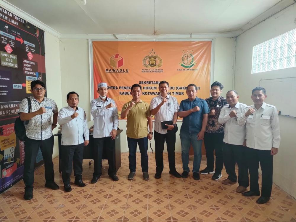 Bawaslu Kotim Sambut Baik Kunjungan Supervisi Sentra Gakkumdu Provinsi Kalimantan Tengah