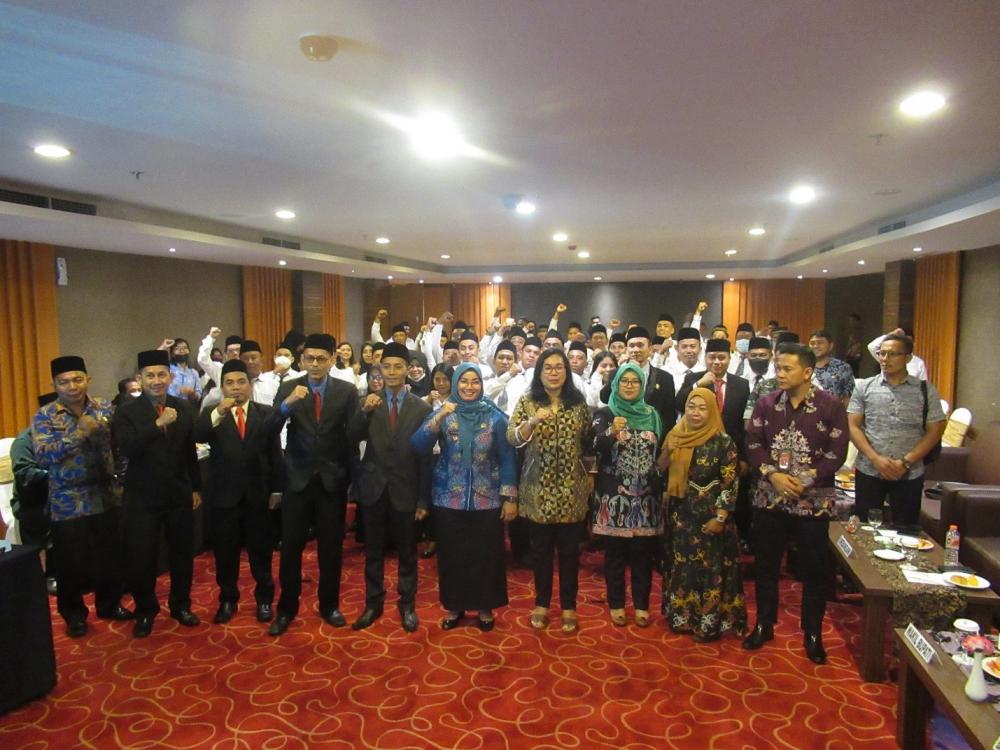 Lantik Panwaslu Kecamatan, Bawaslu Kotim Siap Awasi Pemilu 2024