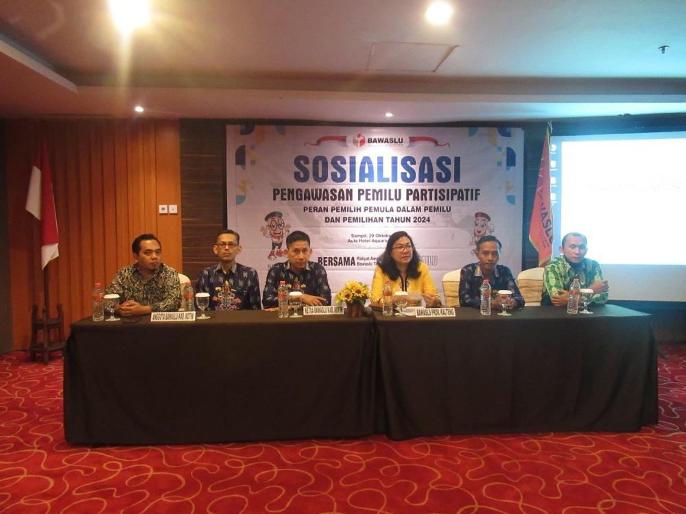 Bawaslu Kotim Gelar Sosialisasi Pengawasan Pemilu Partisipatif bagi Pemilih Pemula