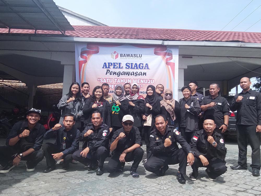 Bawaslu Kotim Gelar Apel Siaga Pengawasan Acara Satu Tahun Menuju Pemilu 2024