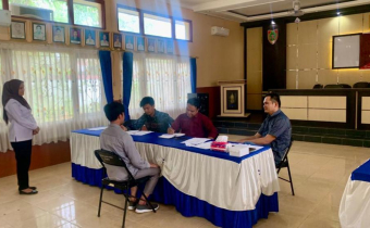 Pastikan Tes Wawancara PPS Berintegritas, Bawaslu Kotim dan Panwaslu Kecamatan Lakukan Pengawasan Langsung