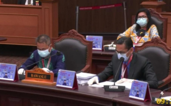 Bawaslu Kotim memberikan keterangan tertulis di Mahkamah Konstitusi