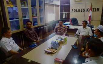 Bawaslu Kotim Lakukan Audiensi Dengan Polres Kotim
