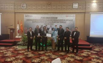 Bawaslu Provinsi Kalteng Gelar JDIH Awards, Bawaslu Kotim Menangkan Penghargaan Kategori Khusus